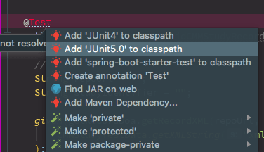 adding Junit5 to the classpath
