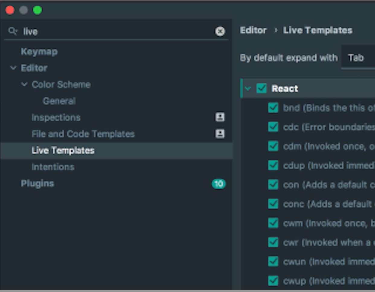 Boosting React Development with IntelliJ IDEA Code Snippets